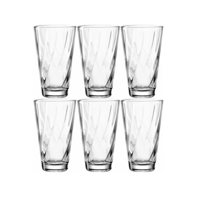 Coffret 6 chopes 30 cl Twist, Léonardo