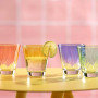 Coffret 4 gobelets assortis 21 cl Twist, Léonardo
