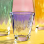 Coffret 4 gobelets assortis 21 cl Twist, Léonardo