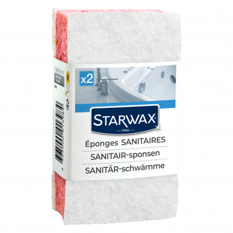 Set de 2 Eponges Sanitaires, Starwax