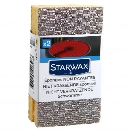 Set de 2 Eponges Non Rayantes, Starwax