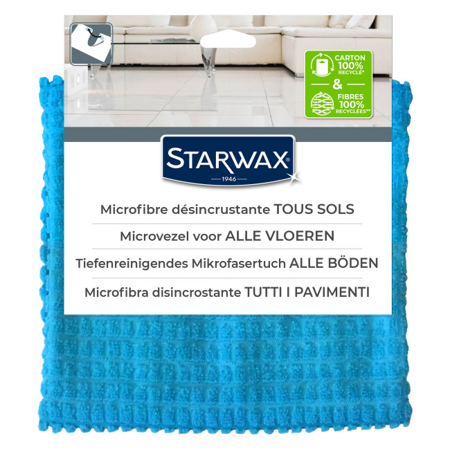Serpillère Microfibre  Désincrustante Tous sols, Starwax