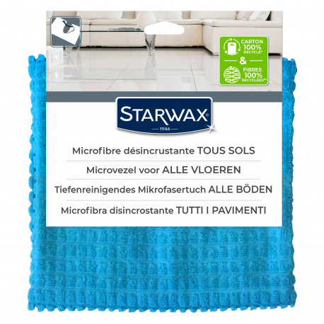 Serpillère Microfibre Désincrustante Tous sols, Starwax