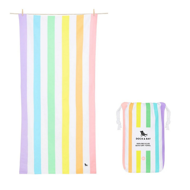 serviette de plage summer, dock & bay unicorn - dock & bay