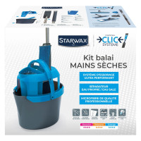 Kit Balai mains sèches Clic Système, Starwax