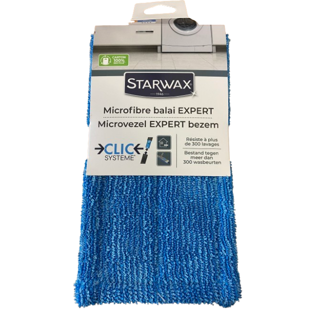 Microfibre Balai Expert Clic Système, Starwax