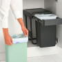 Poubelle encastrable Sort & Go 2 x 15 L, Brabantia