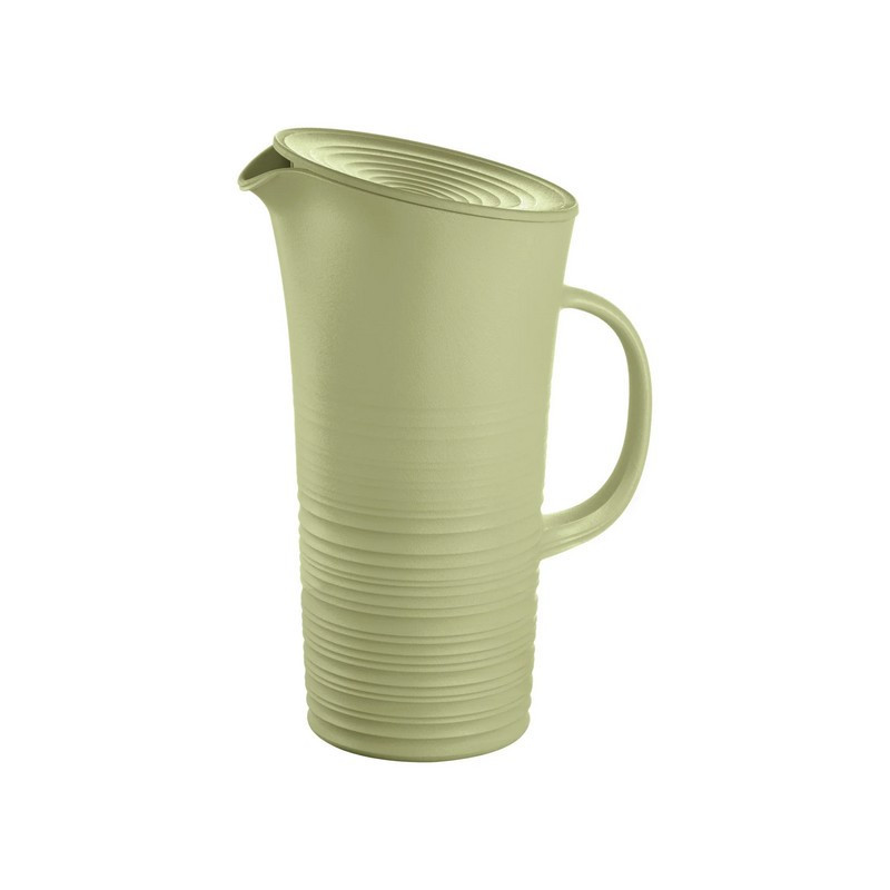 carafe avec couvercle tierra, guzzini vert - guzzini