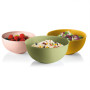 Set 3 bols avec couvercle Everywhere Bio, Guzzini