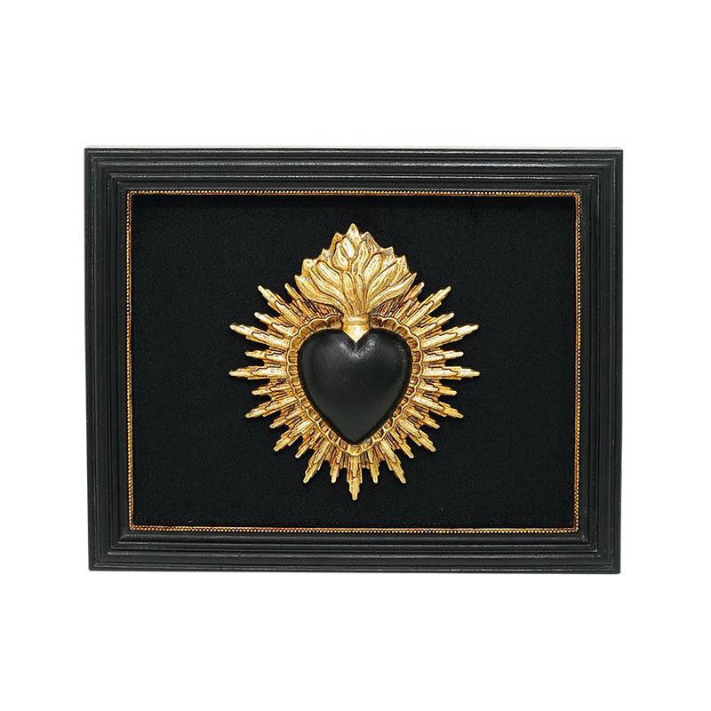 EMDE - Décoration murale Ex-voto noir 13,5 x 16,5 cm, Emdé - EMDE