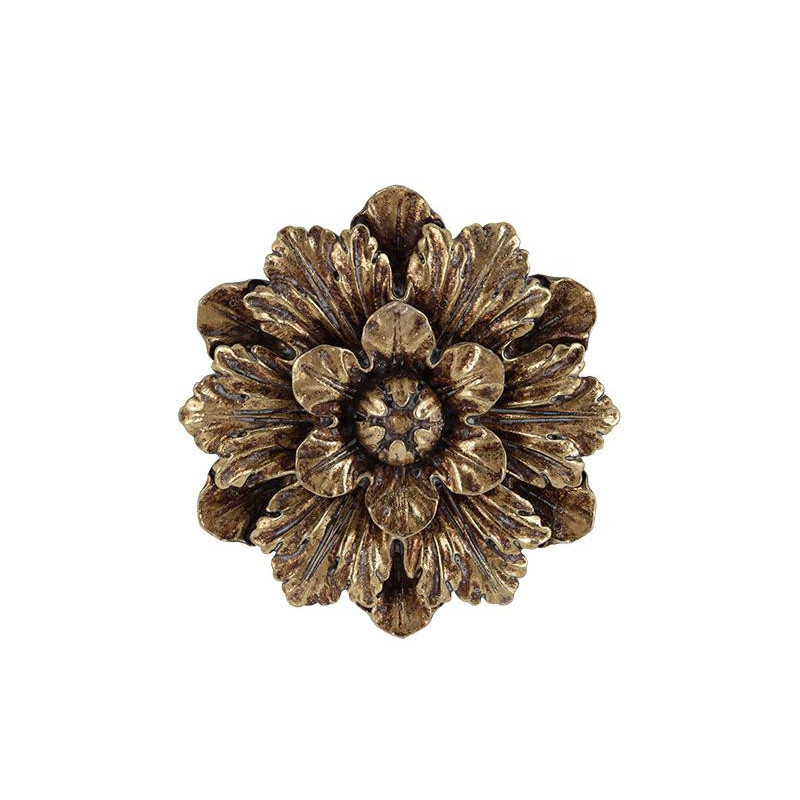 EMDE - Décoration murale fleur dorée 13,5 cm, Emdé - EMDE