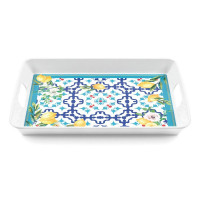 Plateau rectangulaire Flower & Lemon, Guzzini