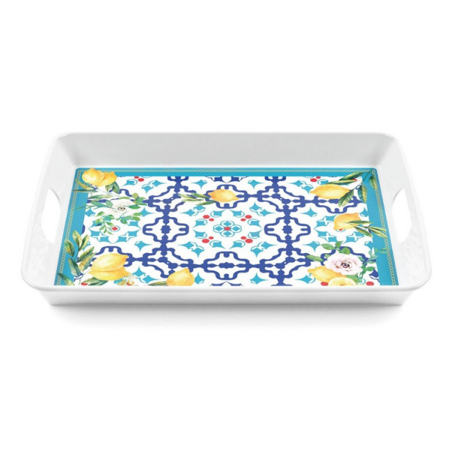 Plateau rectangulaire Flower & Lemon, Guzzini