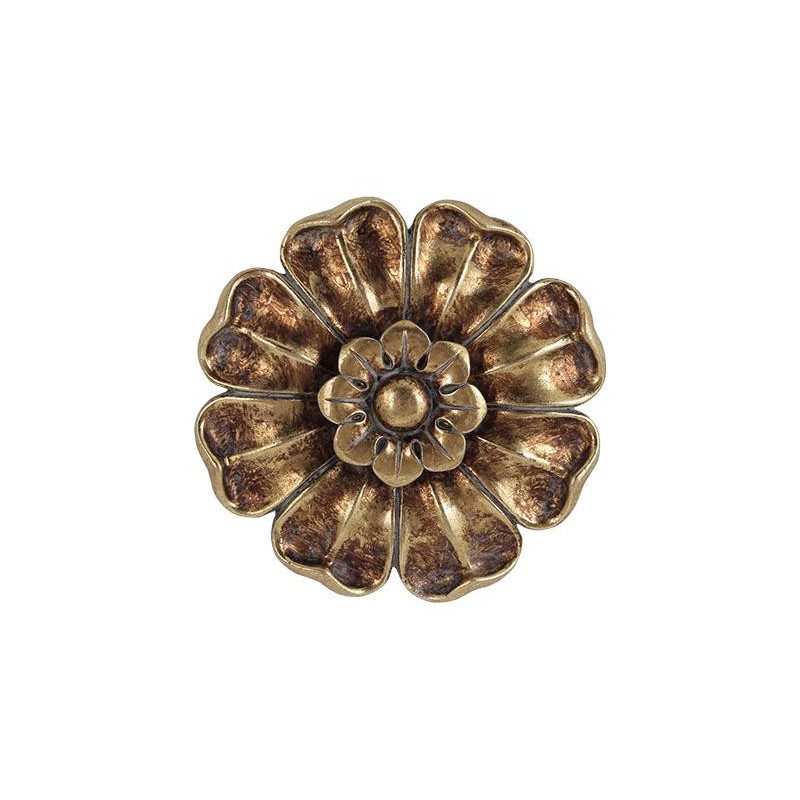 EMDE - Décoration murale fleur dorée 10 cm, Emdé 1 - EMDE