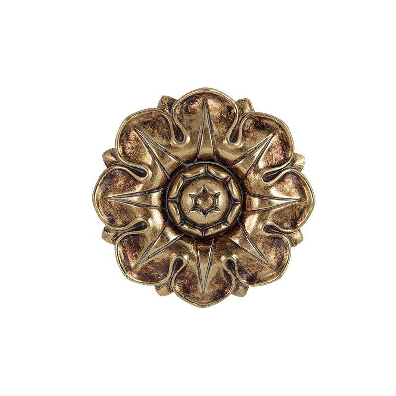 EMDE - Décoration murale fleur dorée 10 cm, Emdé 2 - EMDE
