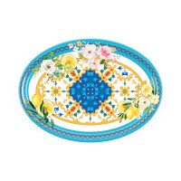 Plat ovale Flower & Lemon, Guzzini