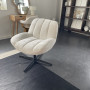 Fauteuil pivotant Pauline Écru, Opjet