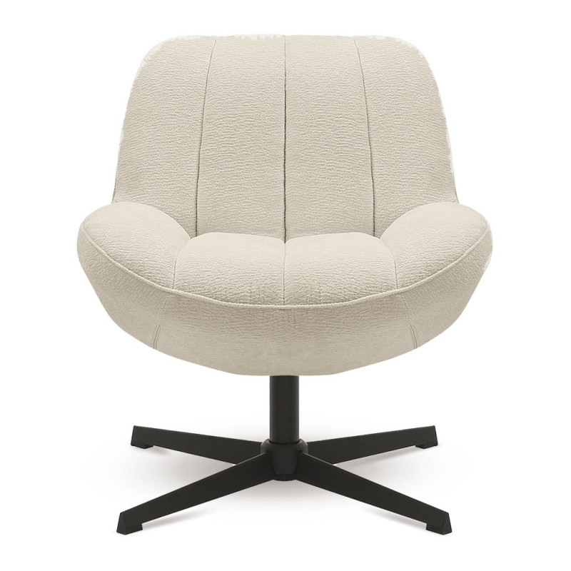 Opjet - Fauteuil pivotant Pauline Écru, Opjet - Opjet