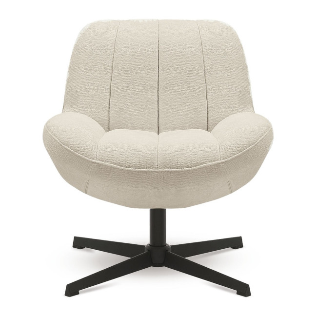 Fauteuil pivotant Pauline Écru, Opjet