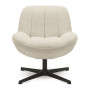 Fauteuil pivotant Pauline Écru, Opjet