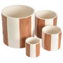 Pot rayures marron, Opjet