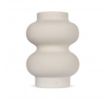 Vase Ceramic Double blanc, Opjet