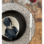 Set de table en vinyle Poppy Black, Beija Flor