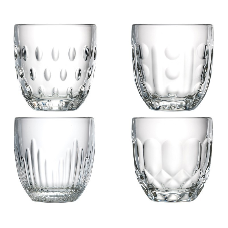 La Rochère - Coffret 4 gobelets 23 cl Troquet, La Rochère - La Rochère