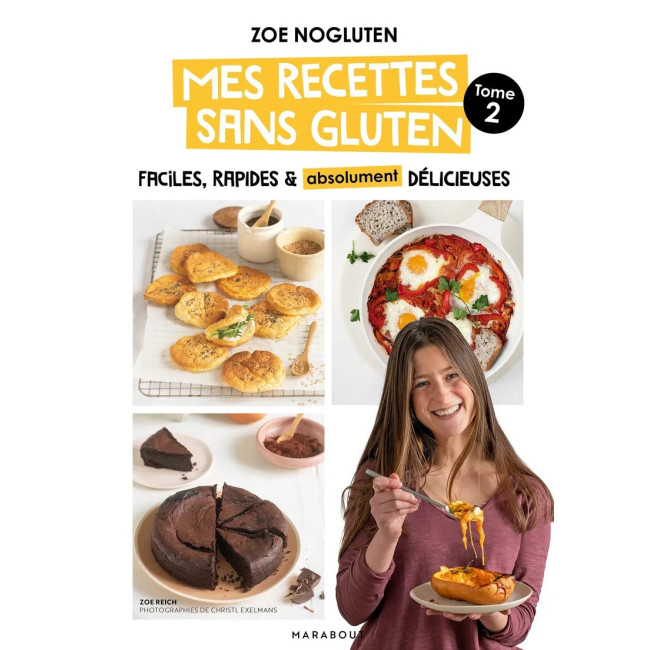 Mes Recettes sans Gluten Tome 2, Marabout