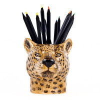 Pot à crayon Léopard, Quail Ceramics UK