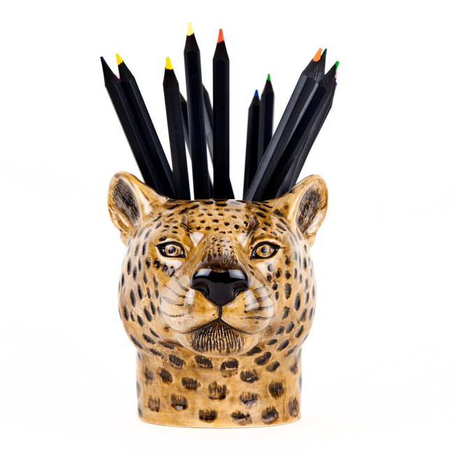 Pot à crayon Léopard, Quail Ceramics UK
