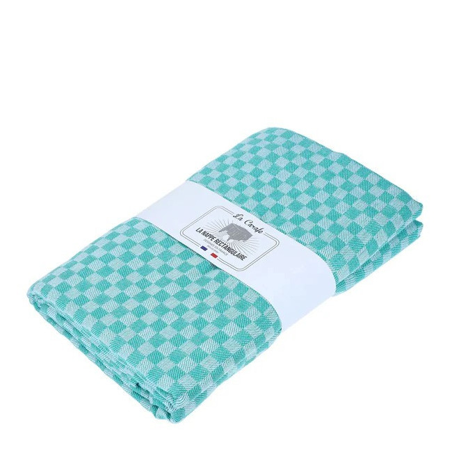 Nappe Damier 140 x 240 cm, La Carafe