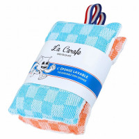 Lot de 2 Eponges Damier, La Carafe