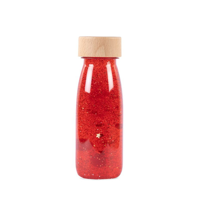 Bouteille Sensorielle Float Rouge, Petit Boum