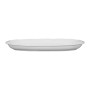 Plat ovale en faïence blanc 43 x 24 cm Darcy, Côté Table