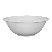 Saladier 28 cm en faïence blanc Darcy, Côté Table