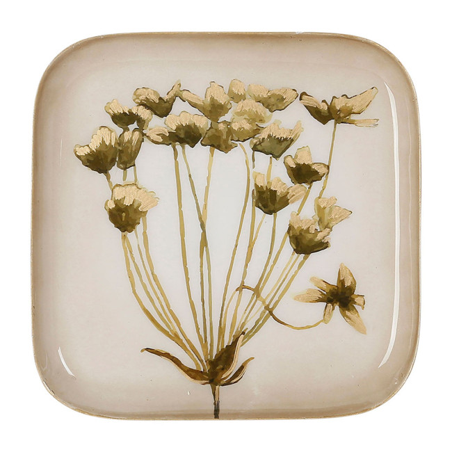 Plateau en fer 16 cm Fleur, Côté Table