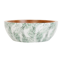 Saladier en acacia 30 cm Palmier, Côté Table