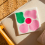 Serviettes en papier Fleur Pop Rose, Françoise PAVIOT