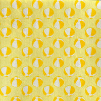 Serviette en papier Ballon Jaune, Françoise PAVIOT
