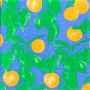 Serviettes en papier gm Abricot, Françoise PAVIOT