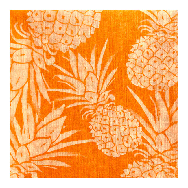 Serviettes en papier gm Ananas, Françoise PAVIOT