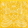 Serviettes en papier Amazonia Jaune, Françoise PAVIOT
