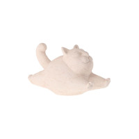 Sculpture en Terre Cuite Chat, Athezza