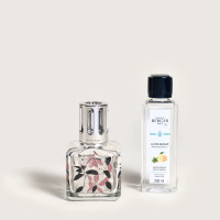 Coffret Lampe Berger Glaçon Feuilles, Maison Berger