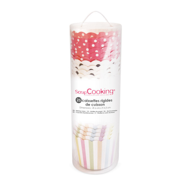 25 caissettes de cuisson rigides, Scrapcooking