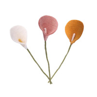 Fleur en laine pure Lily, Gry & Sif