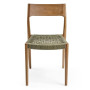 Chaise empilable en teck Buco, Manufactori