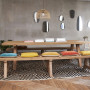 Banc en teck 250 x 42 cm Cantina, Manufactori