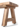 Banc en teck 80 x 42 cm Cantina, Manufactori